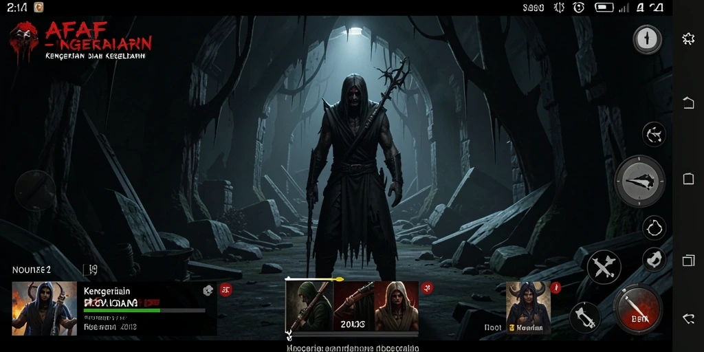 Tangkapan layar AFAF menampilkan pengalaman gameplay horor yang mendebarkan.
