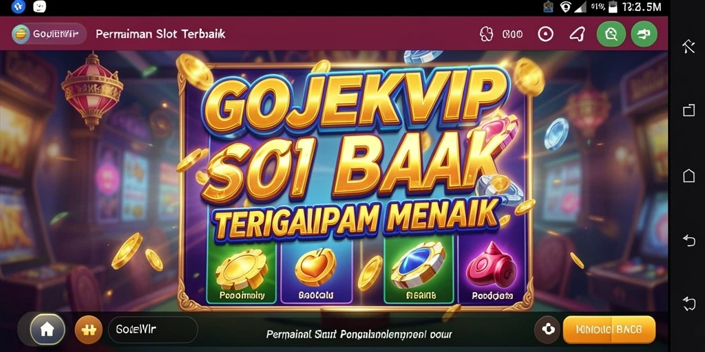Screenshot utama GOJEKVIP menampilkan gameplay seru mesin Slot.