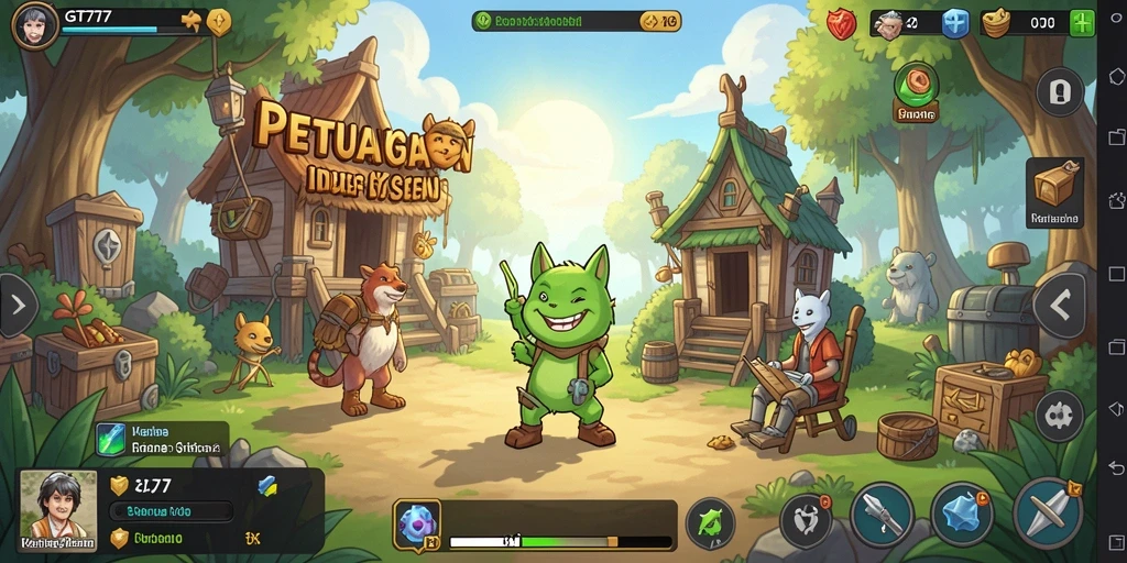 Tampilan gameplay <strong>GT777</strong> yang seru dan menawan.