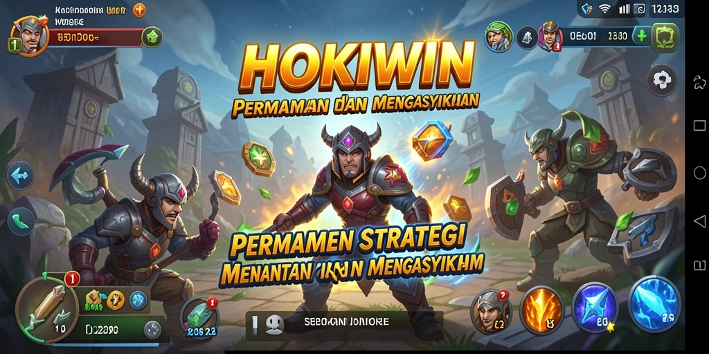 Tampilan gameplay HOKIWIN yang menarik dan penuh strategi.