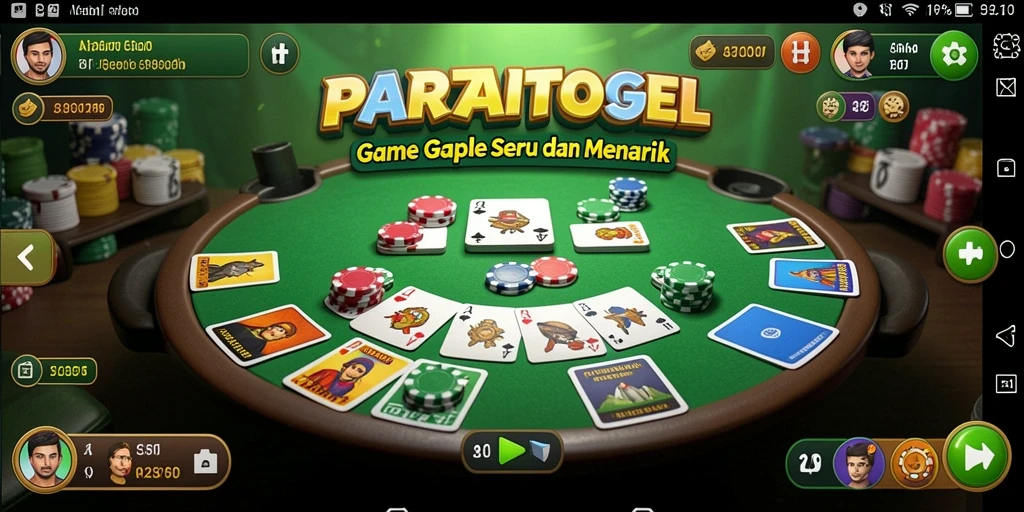 Screenshot gameplay PARTAITOGEL menampilkan keseruan bermain Gaple.