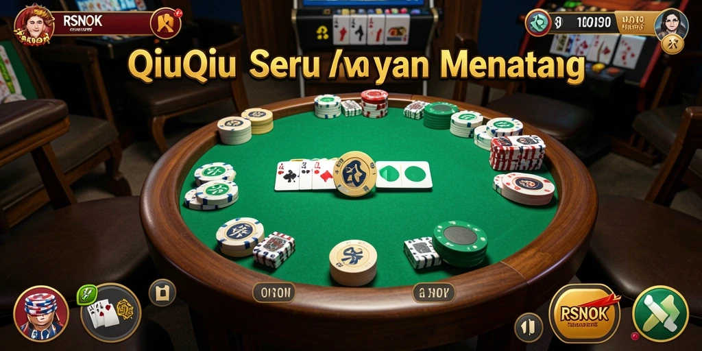 Tampilan gameplay QiuQiu yang menarik di RSNOK.