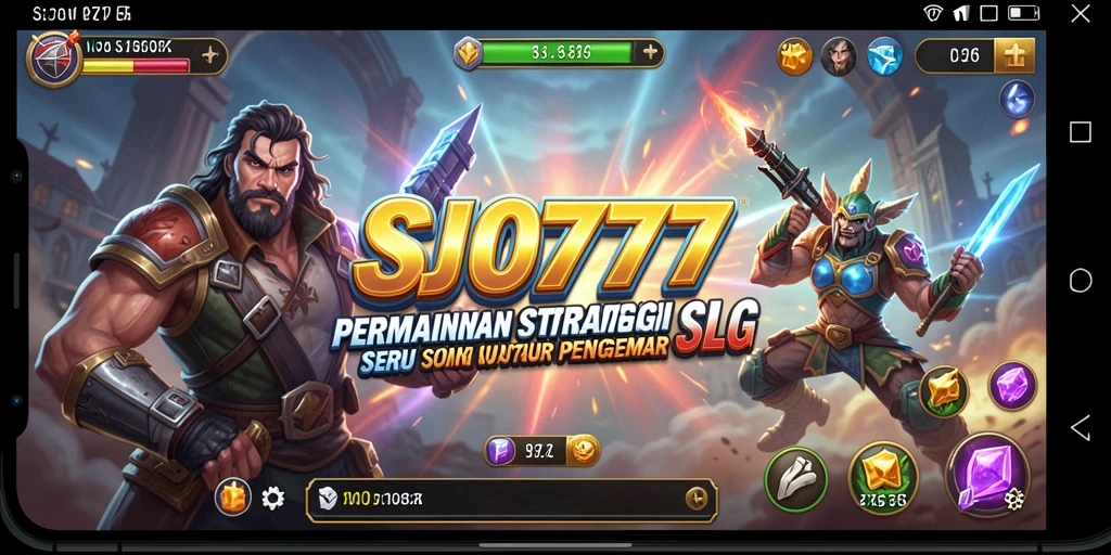 Screenshot menunjukkan aksi mendebarkan di SJO777.