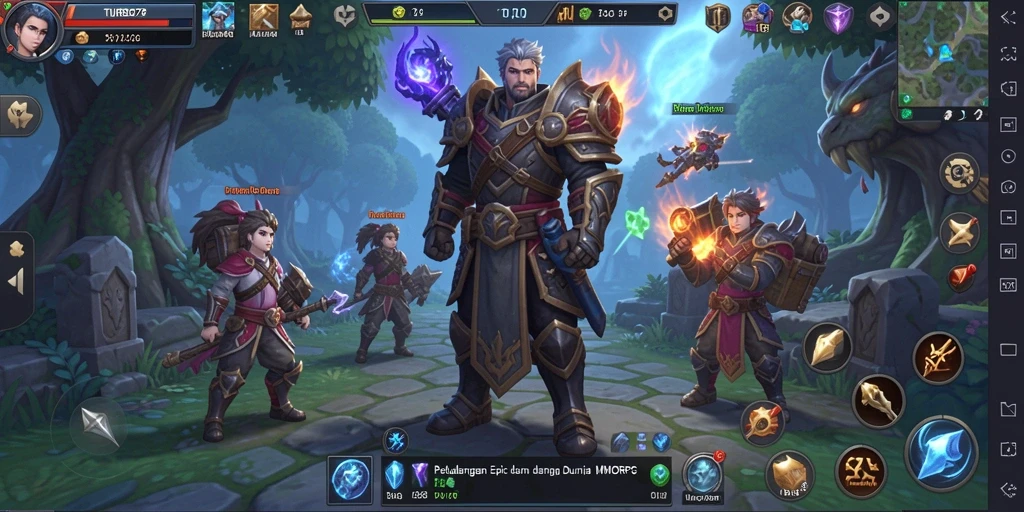 Gameplay seru dalam TURBO78 menampilkan pertempuran epik dan eksplorasi dunia.