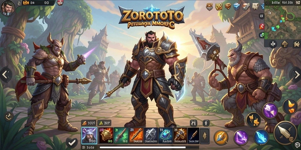 Screenshot gameplay ZOROTOTO dengan aksi petualangan seru.